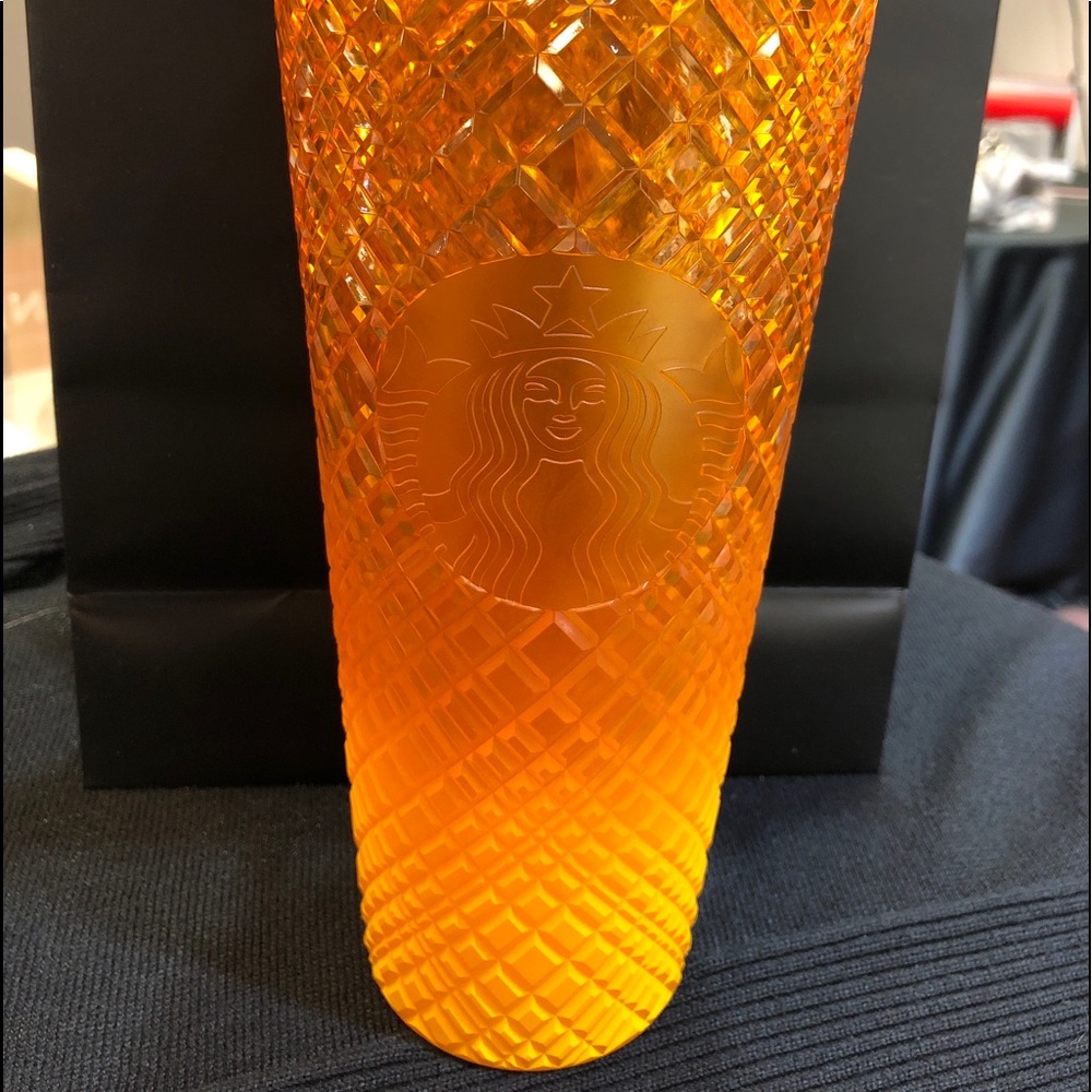 New Starbucks Mango jeweled tumbler